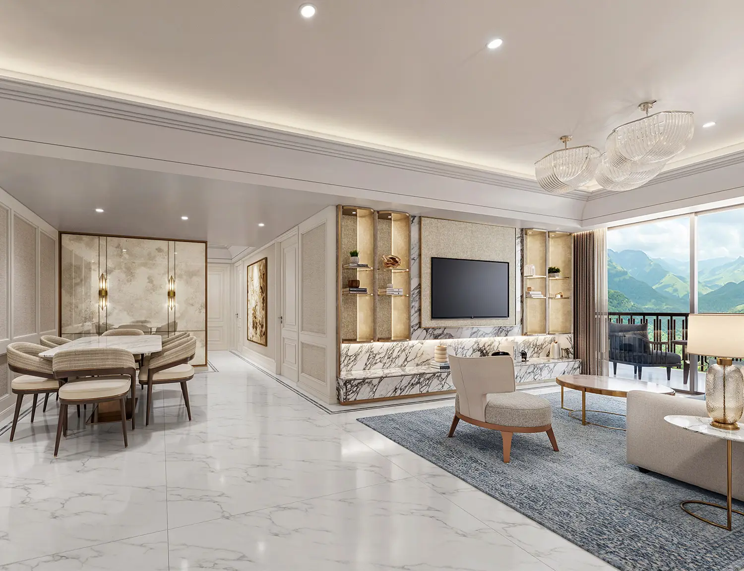 The Monarch Suites interior